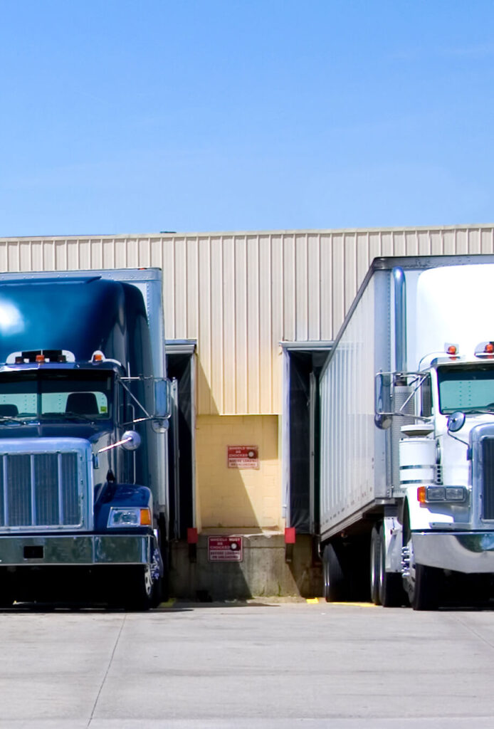 Semi-Trucks-at-Loading-Dock---Logistics-Expertise-at-Pack-Logix